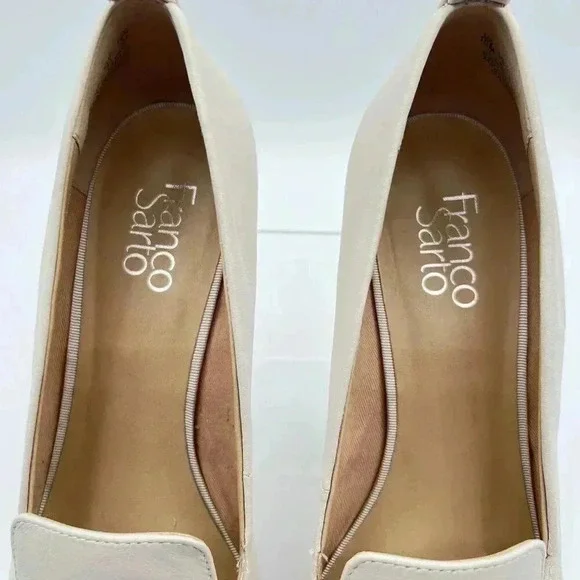 Franco Sarto Womens Cammera Wedges Pump Pointed Toe Leather upper 10 M - Picture 5 of 14